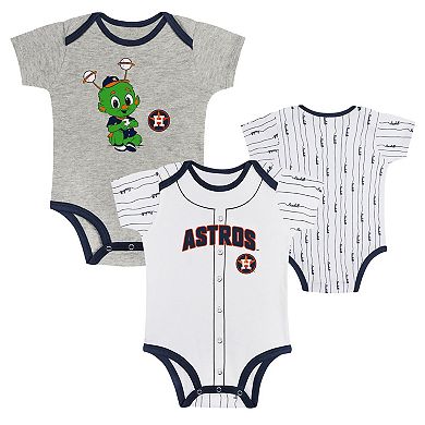 Infant Houston Astros Play Ball 2-Pack Bodysuit Set