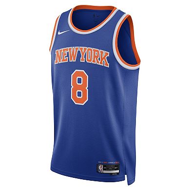 Unisex Nike OG Anunoby Blue New York Knicks Swingman Jersey - Icon Edition