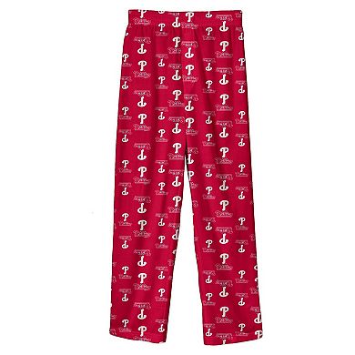 Youth Fanatics Branded Red Philadelphia Phillies Team Pants