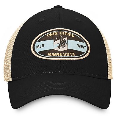 Men's Fanatics Branded Black Minnesota United FC True Classic Trucker Adjustable Hat