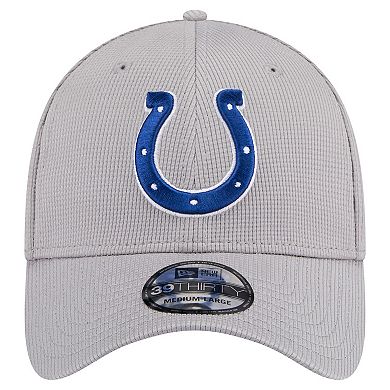 Men's New Era Gray Indianapolis Colts Active 39THIRTY Flex Hat