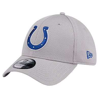 Men's New Era Gray Indianapolis Colts Active 39THIRTY Flex Hat