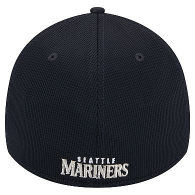 Men's New Era Navy Seattle Mariners Active Pivot 39THIRTY Flex Hat