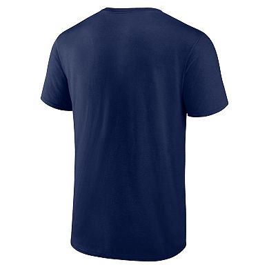 Men's Fanatics Branded  Navy Carolina Panthers Americana T-Shirt