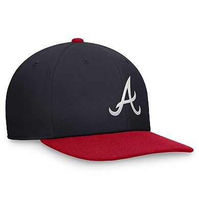 Men's Nike Navy/Red Atlanta Braves Evergreen Two-Tone Snapback Hat