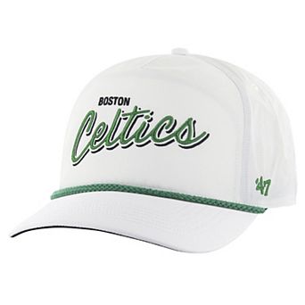 Men's '47 White Boston Celtics Fairway Hitch brrr Adjustable Hat