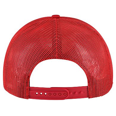 Men's '47 Red Washington Nationals Foamo Trucker Snapback Hat