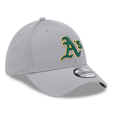 Men's New Era Gray Oakland Athletics Active Pivot 39THIRTY Flex Hat