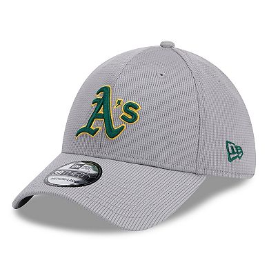Men's New Era Gray Oakland Athletics Active Pivot 39THIRTY Flex Hat