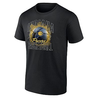 Men's Fanatics Branded Black Indiana Pacers Match Up T-Shirt