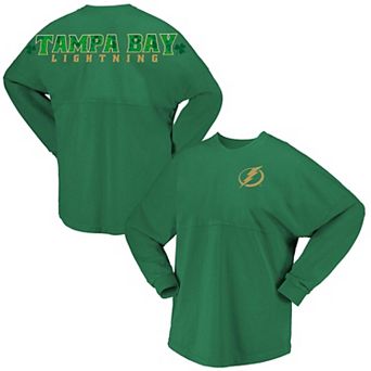 Women's Fanatics Branded Kelly Green Tampa Bay Lightning St. Patrick's Day Spirit Jersey T-Shirt