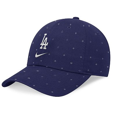 Men's Nike  Royal Los Angeles Dodgers Primetime Print Club Adjustable Hat