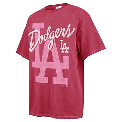 Women's '47 Pink Los Angeles Dodgers Dopamine Tradition T-Shirt
