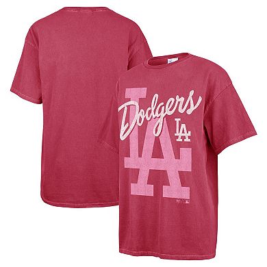 Women's '47 Pink Los Angeles Dodgers Dopamine Tradition T-Shirt