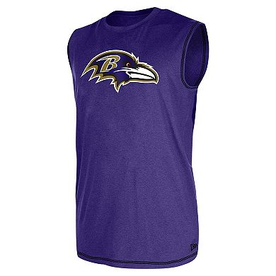 Men's New Era Purple Baltimore Ravens Tank Top