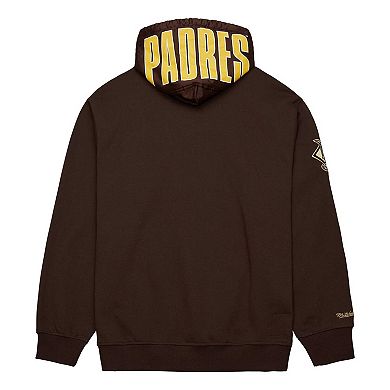 Men's Mitchell & Ness Brown San Diego Padres Team OG 2.0 Current Logo Pullover Hoodie