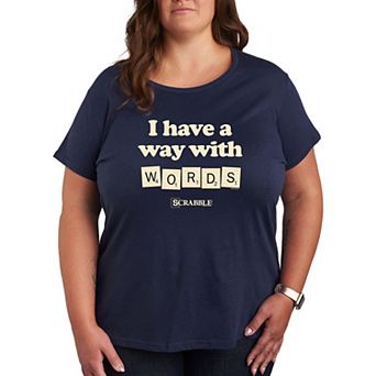Plus Scrabble Way With Words Graphic Tee by Hasbro