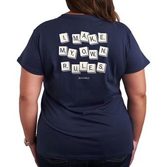 Plus Scrabble Make Own Rules Graphic Tee by Hasbro