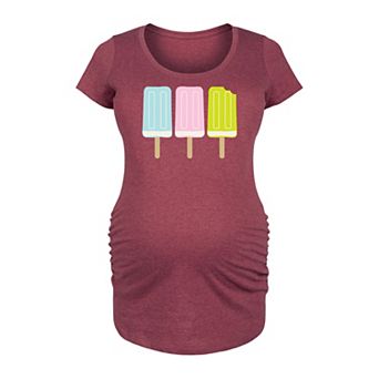 Maternity Ice Cream Pops Graphic Tee