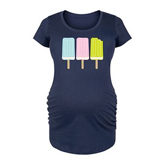 Maternity Ice Cream Pops Graphic Tee