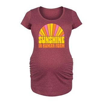Maternity Sunshine In Human Form Graphic Tee