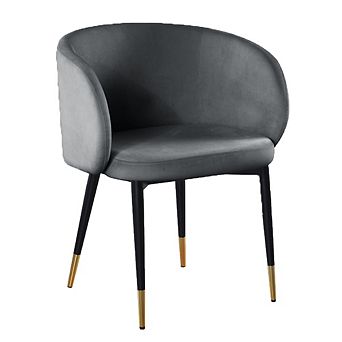 Best Master Furniture Hemingway Velvet Upholstered Side Chair