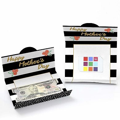 Big Dot Of Happiness Best Mom Ever - Mother's Day Money And Gift Card Holders - Set Of 8