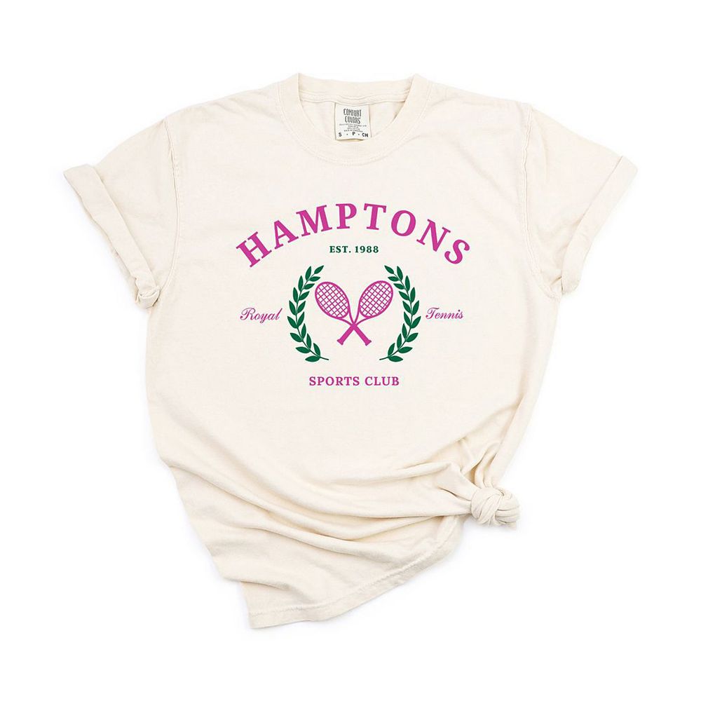 Hamptons Sports Club Tennis Garment Dyed Tees