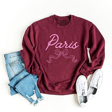 Paris Coquette Bow Sweatshirt