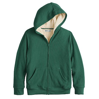 Shearling lined hoodie hotsell