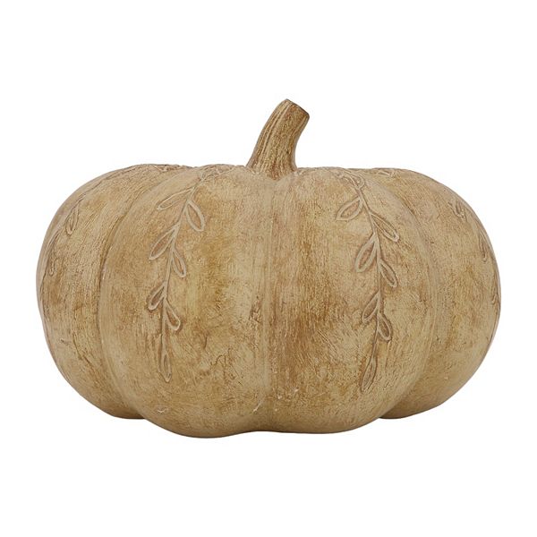 Celebrate Together™ Fall Resin Carved Pumpkin - None (SMALL)