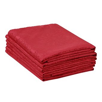 Cloth Napkins Set Of 6 Polyester Cloth Dinner Table Napkins