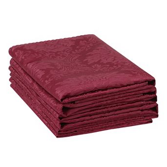 Cloth Napkins Set Of 6 Polyester Cloth Dinner Table Napkins
