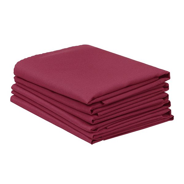 6 Pack Polyester Cloth Napkins Dinner Napkins Cloth For Banquet