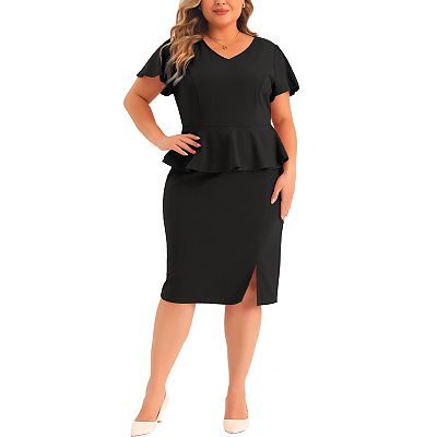 Peplum dress women best sale