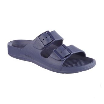 totes Women's Everywear® Double Buckle Adjustable Slide Sandals