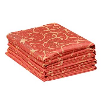 6 Pack Cocktail Napkins Satin Cloth Napkins For Dinner, Parties, Restaurant