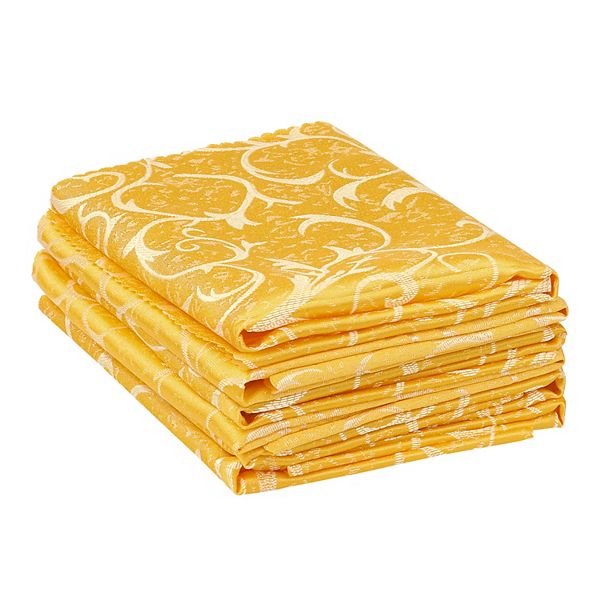 6 Pack Cocktail Napkins Satin Cloth Napkins For Dinner, Parties, Restaurant