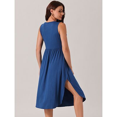 sachin and babi light blue dress Midi Dress Black Halter Dress Casual Black Halter Midi Dress Womens Medium  (Available In L) Lulus main image 1