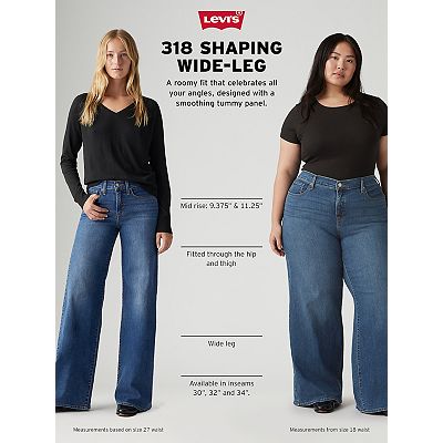 Women's Levi's® 318 Shaping Wide-Leg Jeans