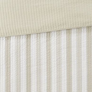 Truly Soft Aiden Stripe Blue Quilt Set
