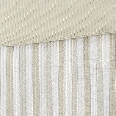 Truly Soft Aiden Stripe Blue Quilt Set