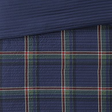 Truly Soft Bronson Plaid Quilt Set