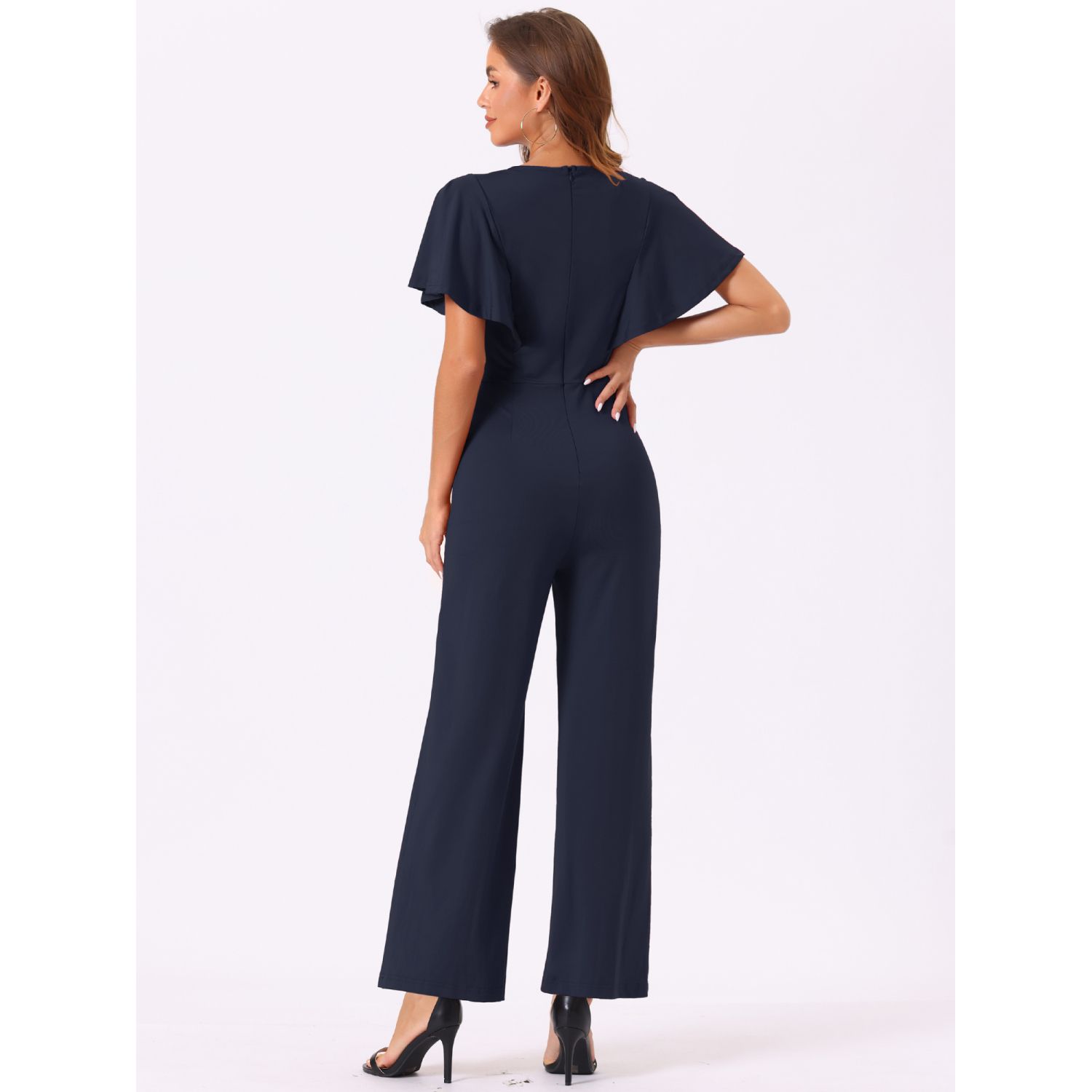 Sales Today Clearance Women Bermuda Shorts For Women 2024 Summer High Waisted Ruffle Shorts Floral Pleated Hem Casual Linen And Cotton Bloomer Shorts