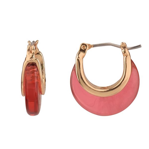 4mm x 29mm Click Hoop Earrings main image 1