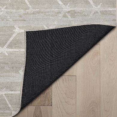 Well Woven Abstract Kintsugi Modern Area Rug