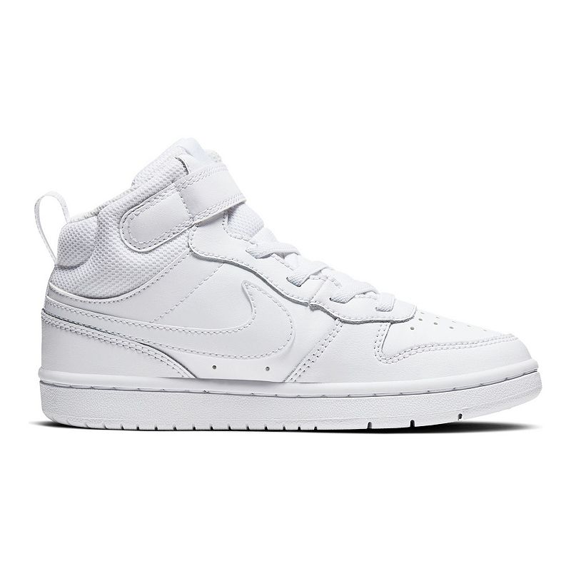Nike Court Borough Mid 2 Little Kids' Shoes, Boy's, Size: 11, White White