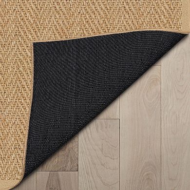 Well Woven Jute Printed Boerboel Beige Flat-Pile Area Rug