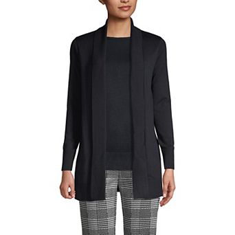 Women's Lands' End Shawl Collar Cardigan Sweater