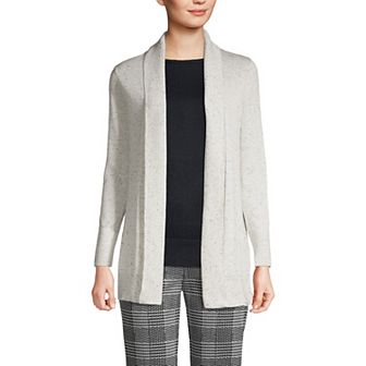 Women's Lands' End Shawl Collar Cardigan Sweater